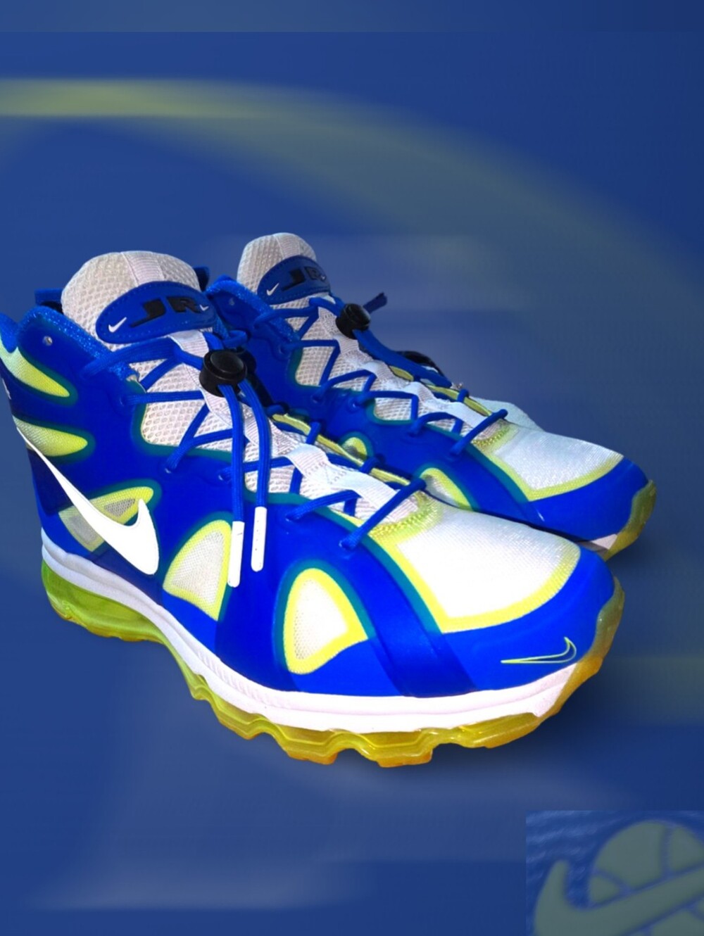 Nike Air Max Griffey Fury Fuse Sprite Soar Cyber Blue Mens 10.5 511309-410 JR
